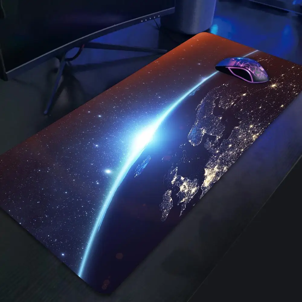 

Solar System Space Galaxy Mousepad Mouse Mat Desk Mat With Pad gaming accessories Prime Gaming XXL Keyboard Pad