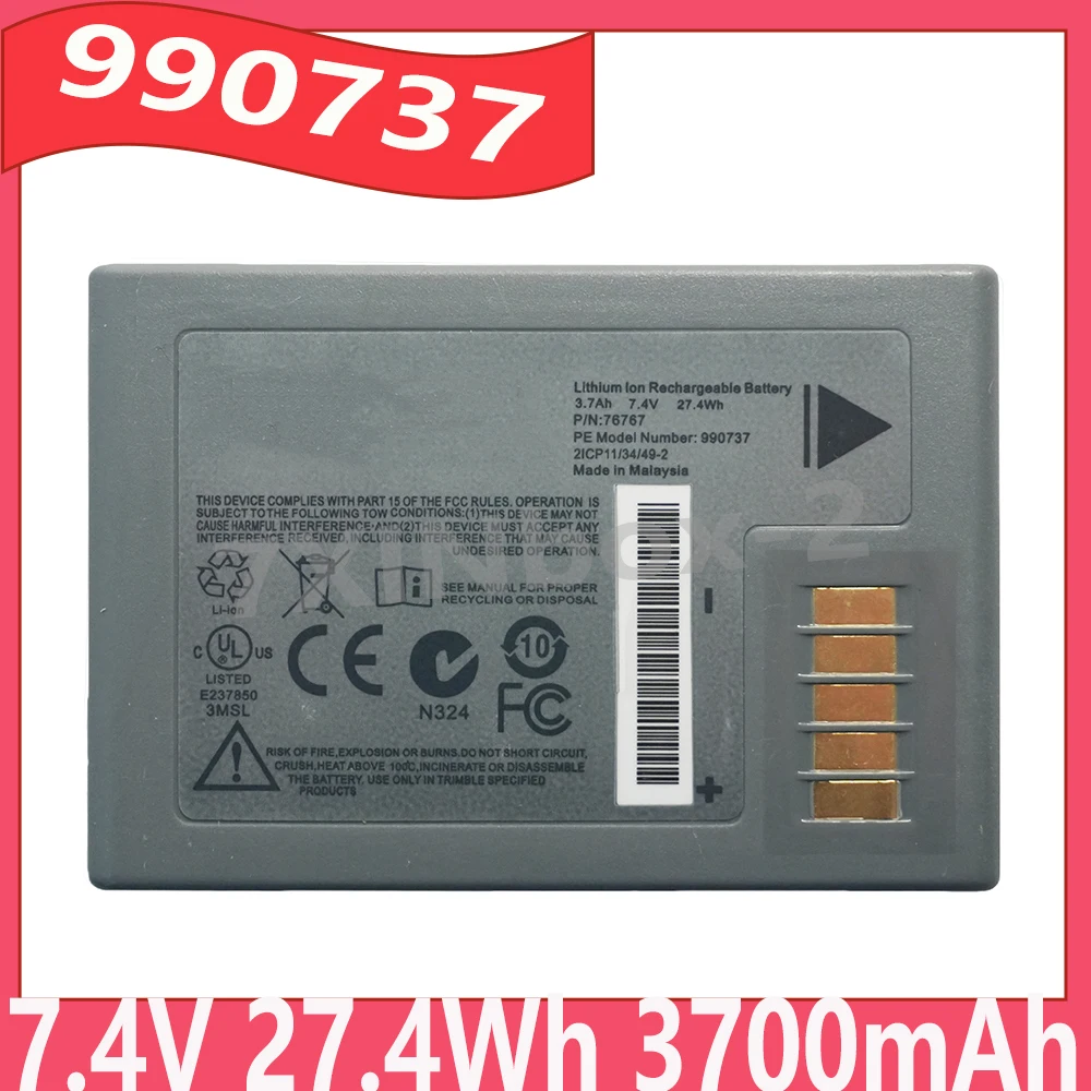 

990737 76767 7.4V 27.4Wh 3700mAh Battery For Trimble R10 R12 V10 GPS RTK GNSS Receiver