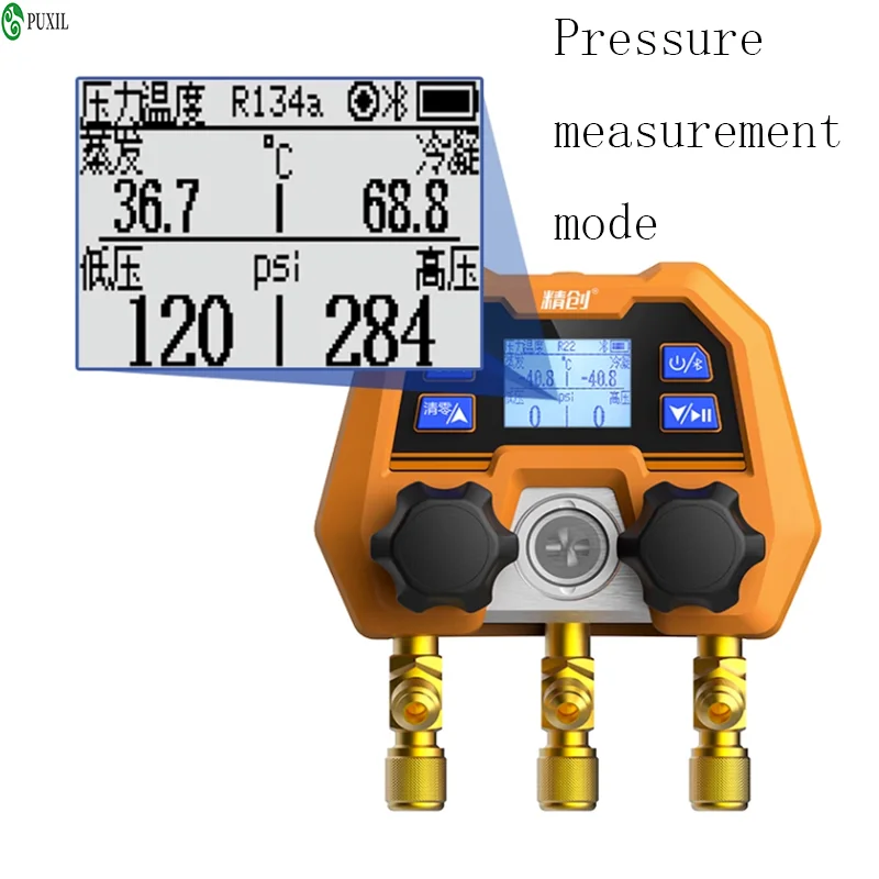 Elitech DMG-4B Digital Manifold Gauge App Control AC Gauges