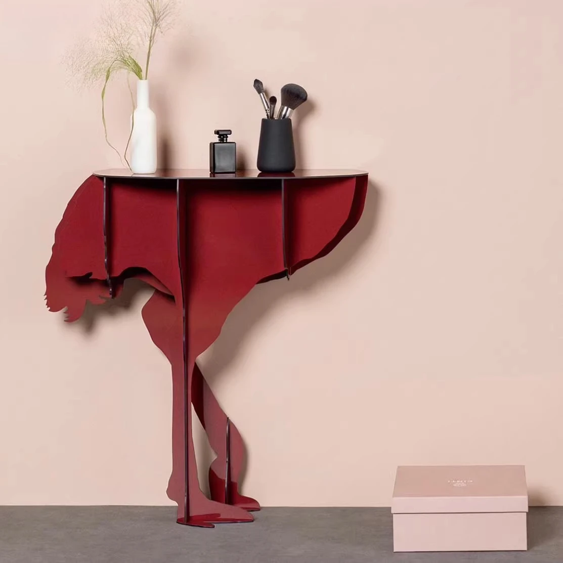 Side genuine ostrich living room turkey wall porch table animal