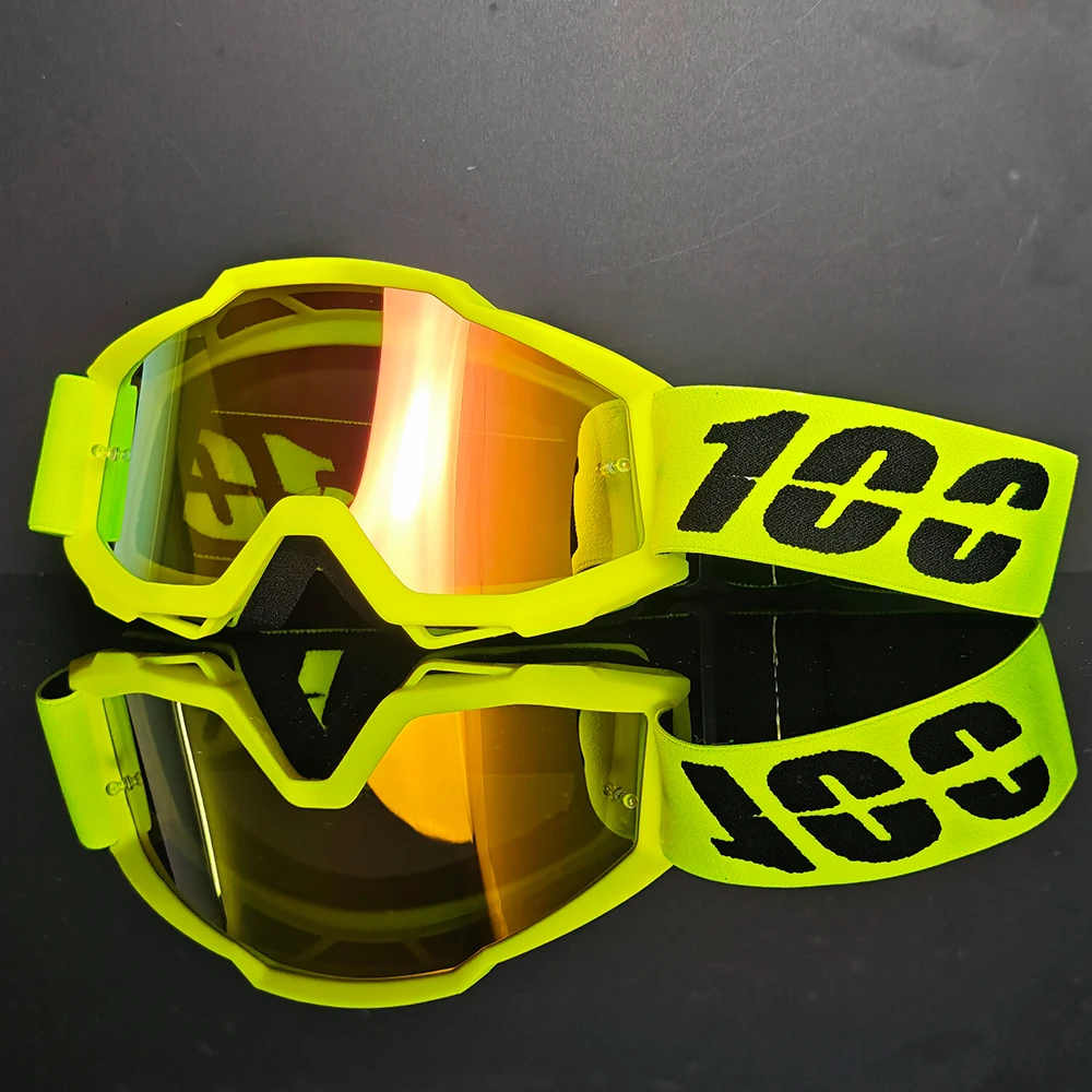 Universele motorcrossbril met premium PC-lens, anti-zand en windbestendig, motorbril - afbeelding 1