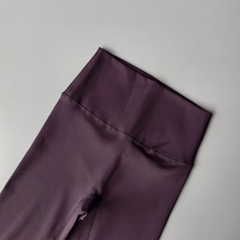 سروال نسائي للتمرين مبطن بالصوف، سروال حراري عالي الخصر بدون درزات أمامية للجري في اليوجا في الشتاء #5