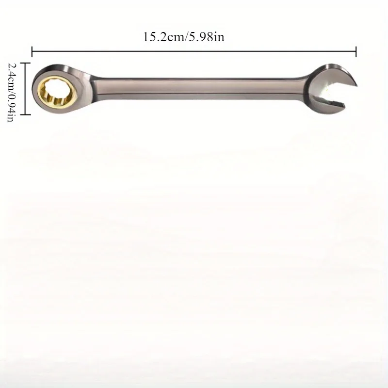 1PC Versatile Dual-Direction Ratchet Wrenc - Quick Release, Double-Headed & Open-End Design for Easy Us,Wrench
