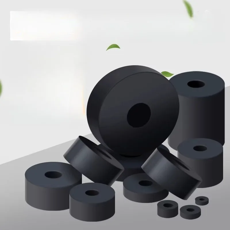 Round Rubber Pad Fan Water Pump Air Conditioner External Machine Shock Absorption Foot Pad