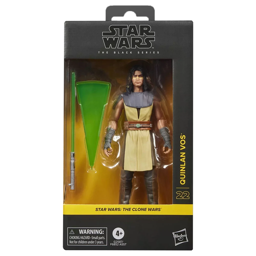 [In-Stock] Hasbro STAR WARS The Black Series Quinlan Vos (The Clone Wars) 6-Inch-Scale Action Figure Model Collection Gift Toys view 2