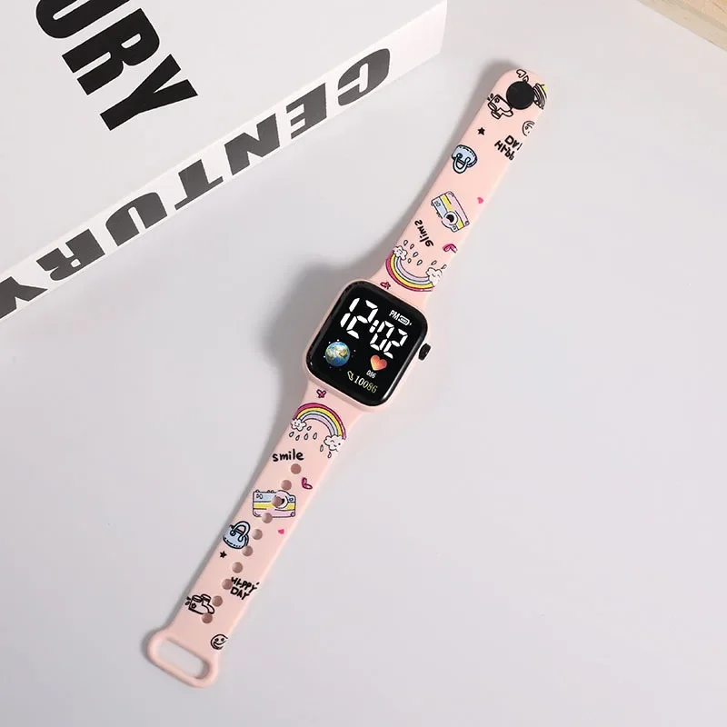 Lovely Stitch Children Watches Girls Reloj Inteligente Para Niños Niña Reloj Cute KT Digital Watch Women Relógio Infantil