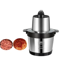 1200W 6L Capacity Meat Grinder Mincer Chopper Machine 2 Speeds  Electric Meat Grinding Mincing Slicer Food Processor