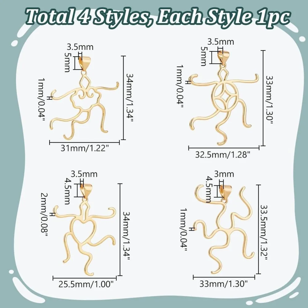 4 шт., 18-каратное золото, кулон с зубцами, пустая золотая подставка для подноса, латунная регулируемая подвеска, пустой комплект для изготовления нестандартной формы