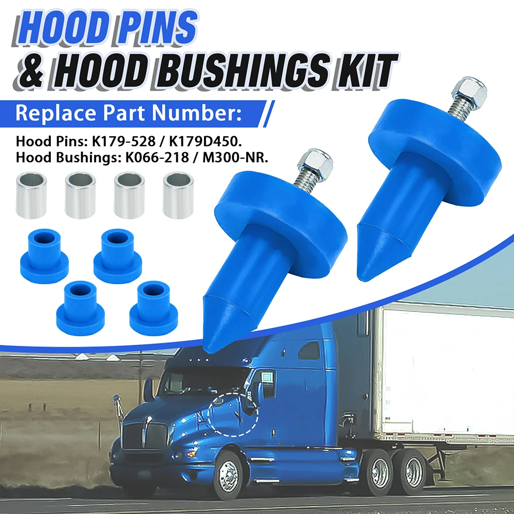 Hood Pin Support Bushings For Kenworth T2000 T800 T600 W900 Alternate K179-528 924-5410 K179D450 K066-218 M300-NR