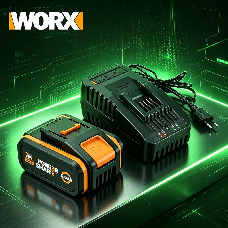 100% оригинальный литий-ионный аккумулятор WORX20V 8000мАч для электроинструментов Worx WA3551 WX390 WX176 WX178 WX550 WX386 WX678 WG894E