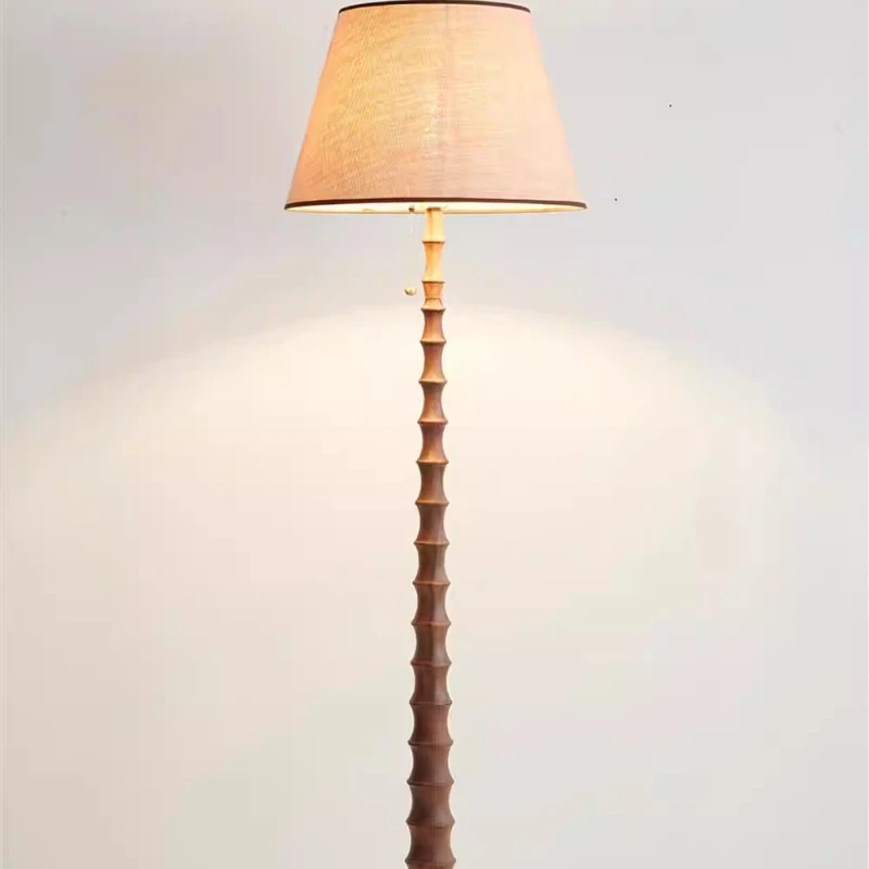 

Floor lamp, black walnut Zen atmosphere, living room, study by sofa, tea room lamp