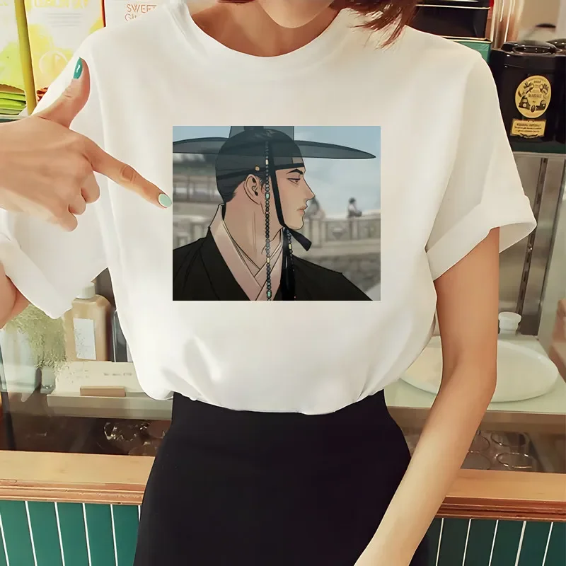 Painter of The Night T-shirt for Women Short Sleeve Ladies Tops Anime Cartoon T Shirt for Male Printed White T Shirt Women Tees