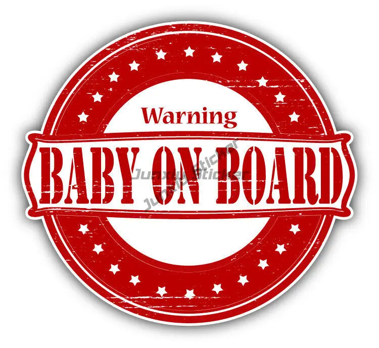 Funny Baby on Board Saticker Car Truck Van Bumper Window Wall Reflective Decal
