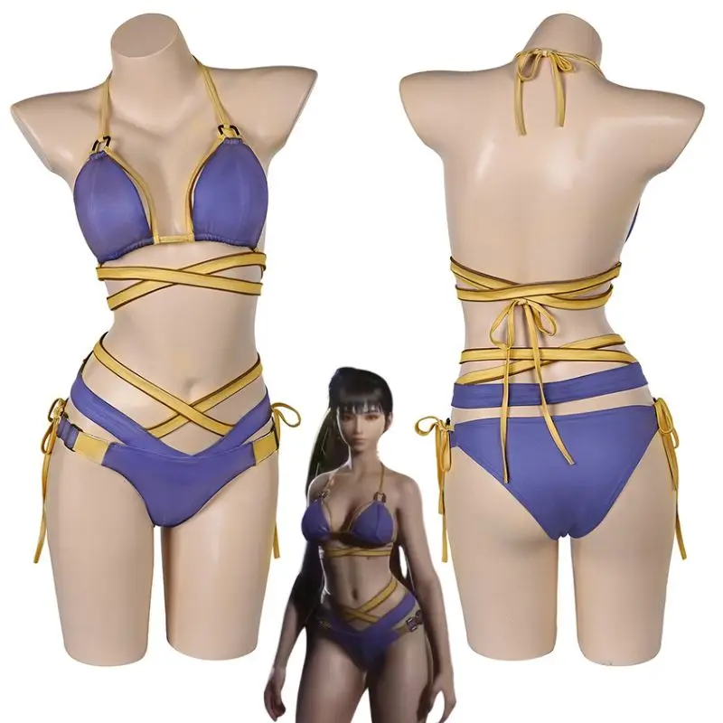 Eve traje de baño para mujer y niña, traje de fantasía para Cosplay, conjunto de Bikinis, mono, traje de Carnaval de Halloween