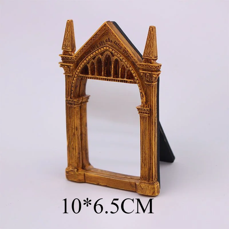 New Harries Mirror of Erised Peripheral Desktop Bookshelf Ornaments Mini Mirror Retro Home Decoration Pottered Fan Birthday Gift - view 5