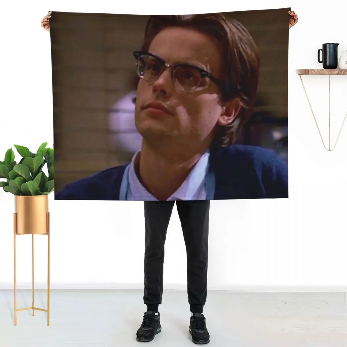 Spencer Reid Throw Blanket Soft Cozy Blanket for Pet Kids Adults