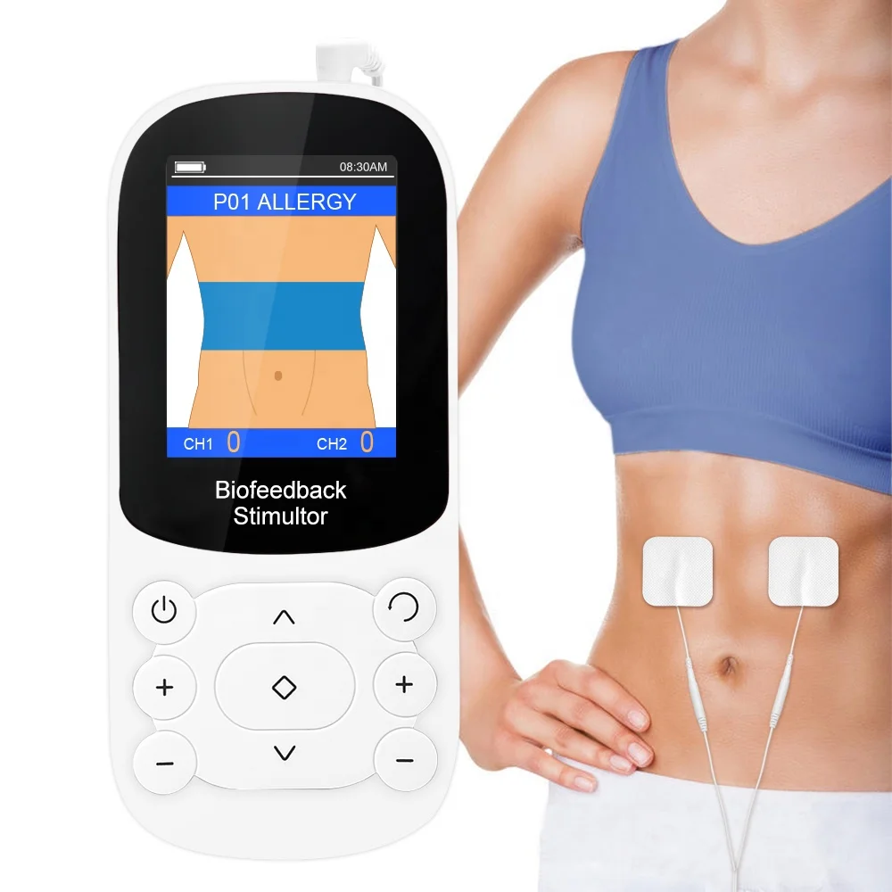 

Muscle Pain Relief Stimulator KM203 TENS Main Device Electrical Massager EMG Test EMG Game ETS STIM and Mirror for Home