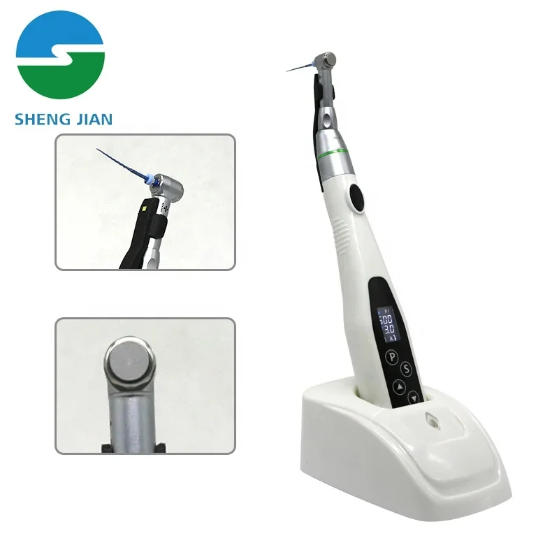 SJ Dent TingWireless LED Endo Motor, EndoMate EndoMotor, Réduction 16: 1, Contre-angle, Prise US, Traitement du canal radiculaire