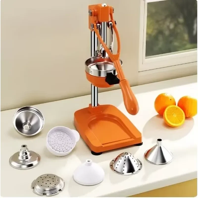 Commercial-grade manual squeezers, citrus and pomegranate fruit squeezers, suitable for store use