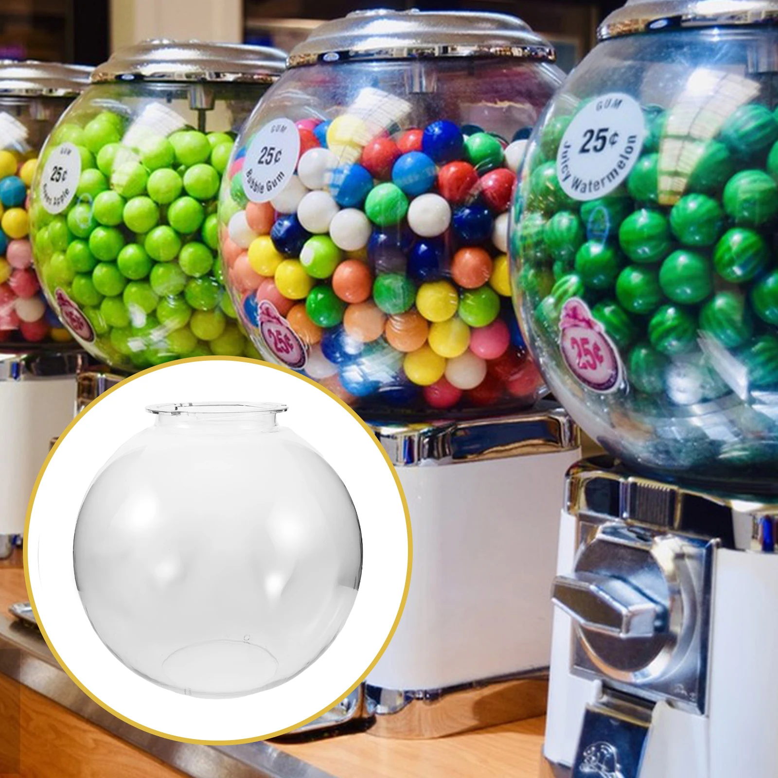 

Pc Material Universal Replacement Transparent Plastic 25Cm For Gumball Candy Dispensers Compatible With Various s