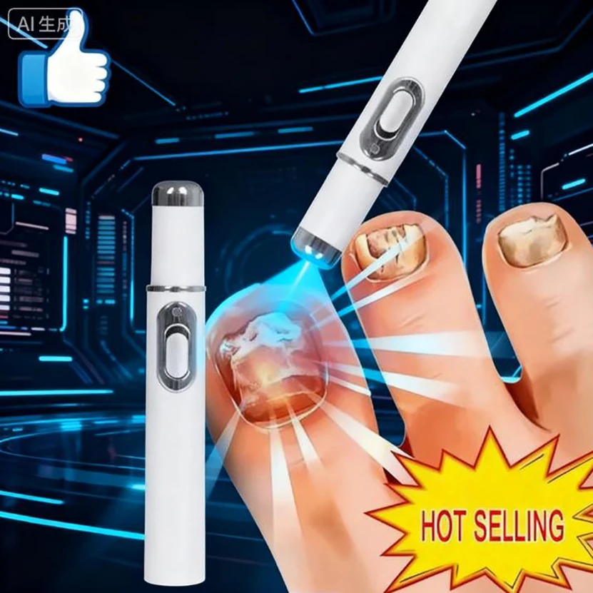 Blue light laser nail cleaning tool, root repair tool