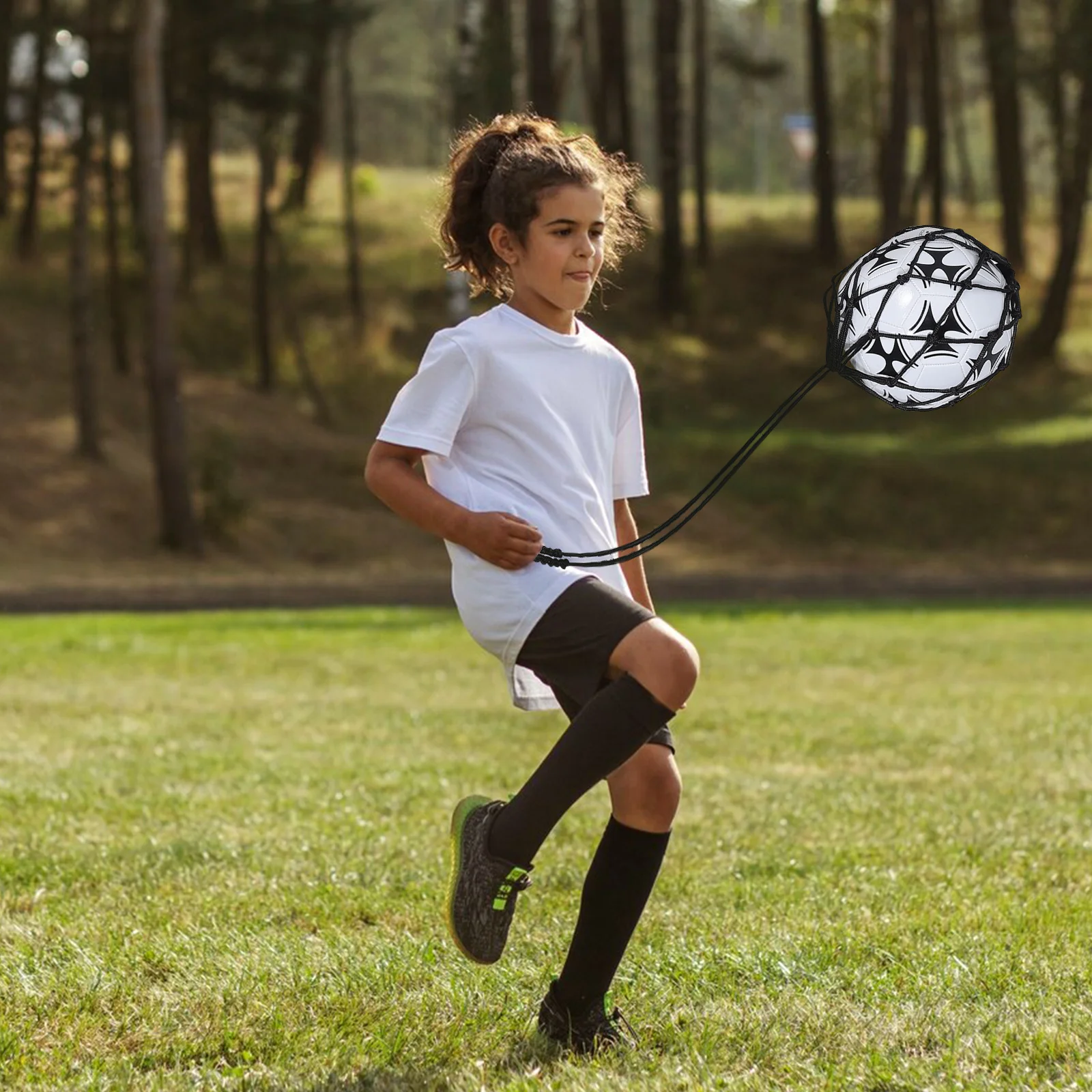 

Training Football Throwing Net Adjustable Youth Soccer Practice Equipment Portable Kids Soccer Accessories Net