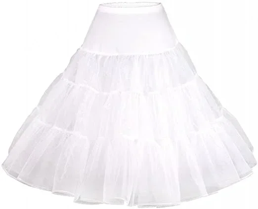 Jupon en tulle Rockabilly, 65cm, sous-jupe, années 50