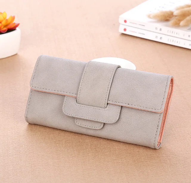 

New Women Pu Leather Wallets Long Hasp Purses Multifunction Large Capacity Purse Female Card Holders Portable Clutch for Girls