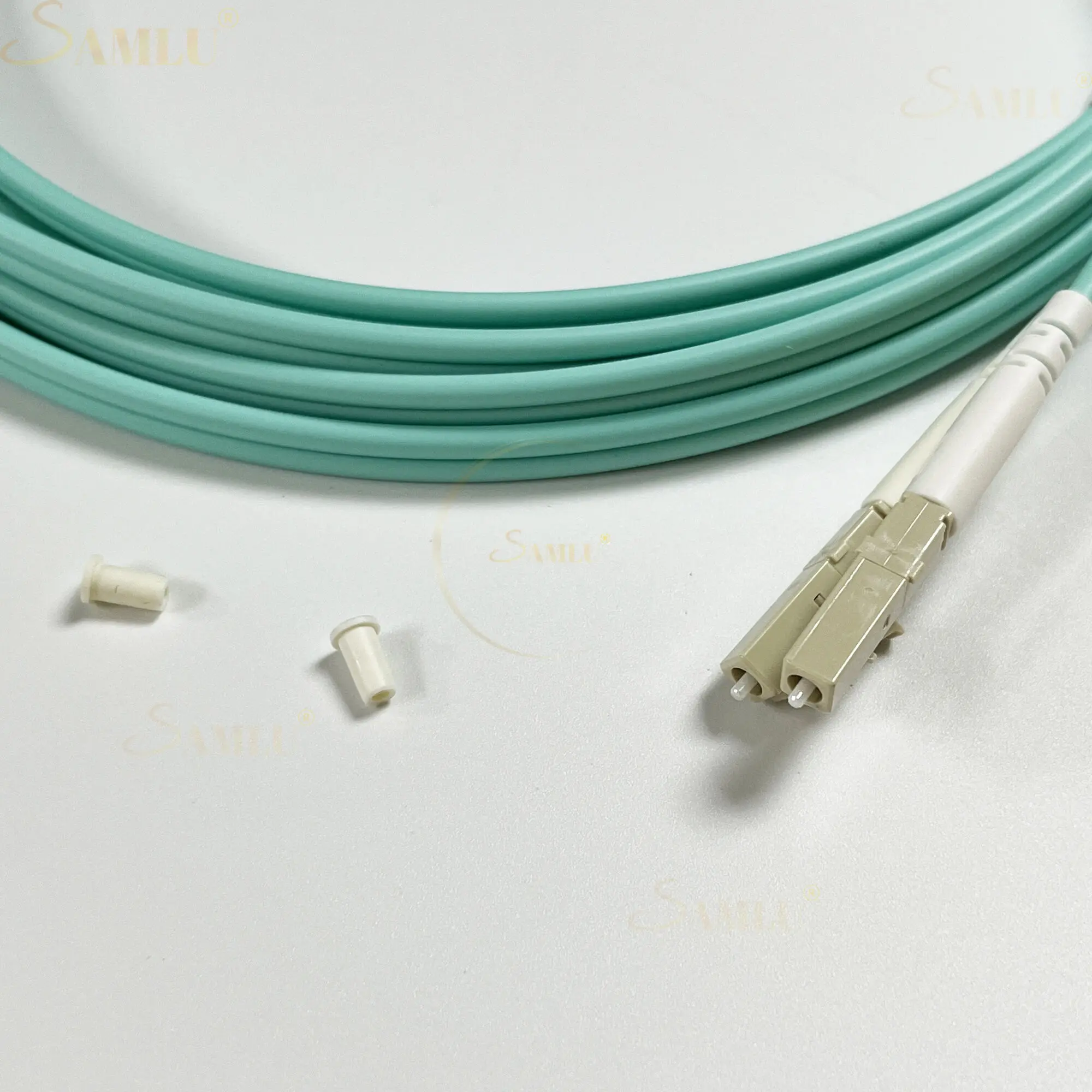 Imagem -05 - Velocidade Multimodo Patch Cord Cabo Multi-mode Fiber Om3 Patch Cabo 10 Gigabit 50 125 2.0 3.0 mm 3m Lc-lc Duplex Alta