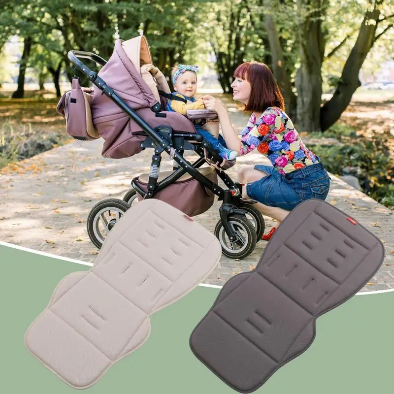 Baby Stroller Cushion Insert Ergonomic Stroller Insert With Head nd Body Support Comfortable Baby Stroller Seat Baby Body Pillow