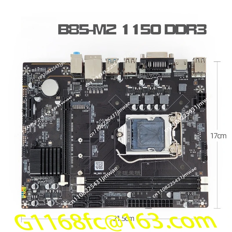 Hot-selling B75 B85 1155 1150 DDR3 M.2 DVI/VGA HDMI PS2 full interface main board