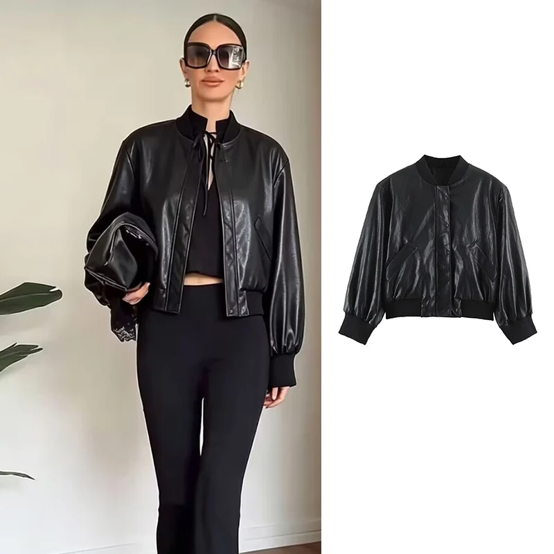 Autumn Women's New Jackets 2026 Fashion Slim Short O-neck Warm Autumn Coats Women's Slim Chic Youth Street Leisure Jackets Coats