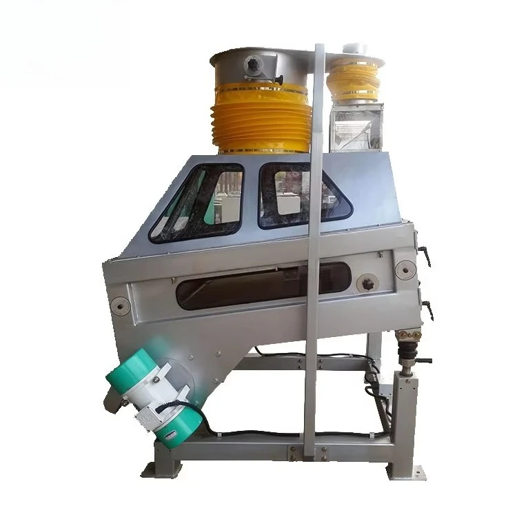 Grain Cleaning Wheat Rice Grains Destoner Cleaner Grain Sorting Gravity Destoner Machine