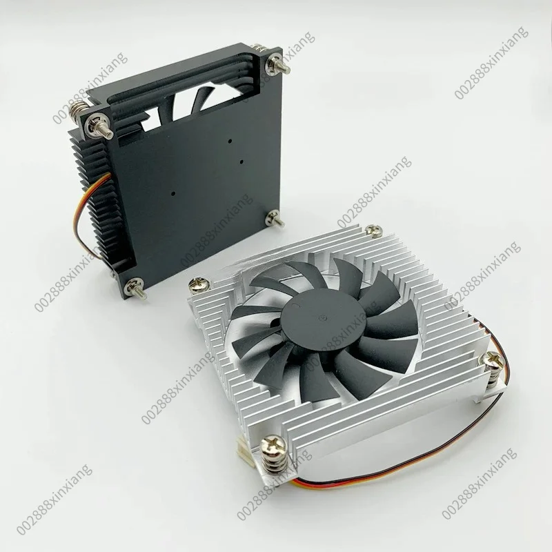 Ultra Thin All-in-one 1155/1200 CPU Heat Sink 15mm Hollow Temperature Control Fan Silent ITX Motherboard Dedicated