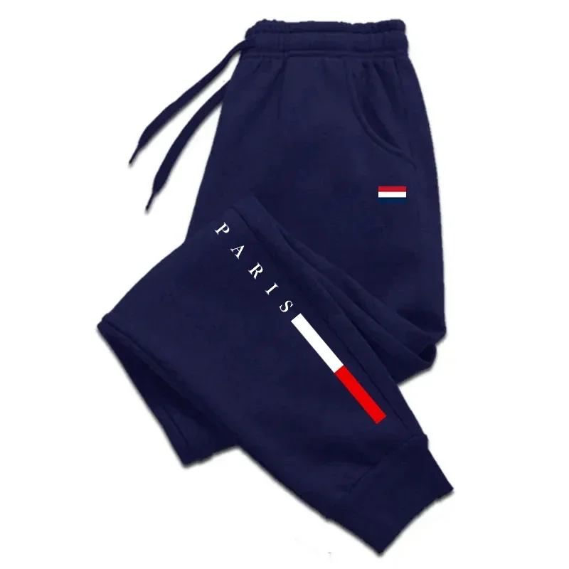 Pantaloni jogger uomo stampati con vita elasticizzata