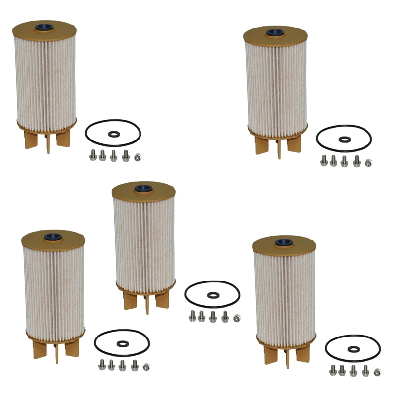 5X Fuel Filter Part Number 16403-4KV0A Fuel Filter Elements Fuel Water Separator For Nissan Navara Np300