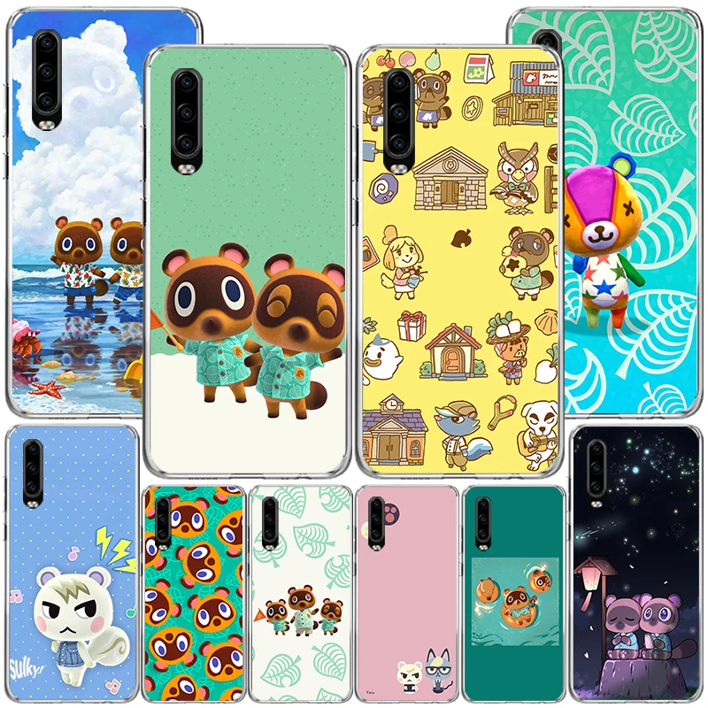 Animal C-Crossing New Horizons Phnoe Case for Huawei P30 P40 P20 P10 Lite P50 Mate 20 10 Pro P Smart Z 2019 2021 Unique Cover Co