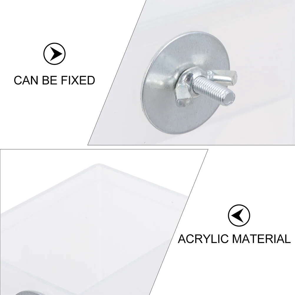 

Automatic Bird White Bowl Large Capacity Splash Proof Indoor Outdoor Cage Bird Cage Feeder Feeding Tool Pet Food Holder