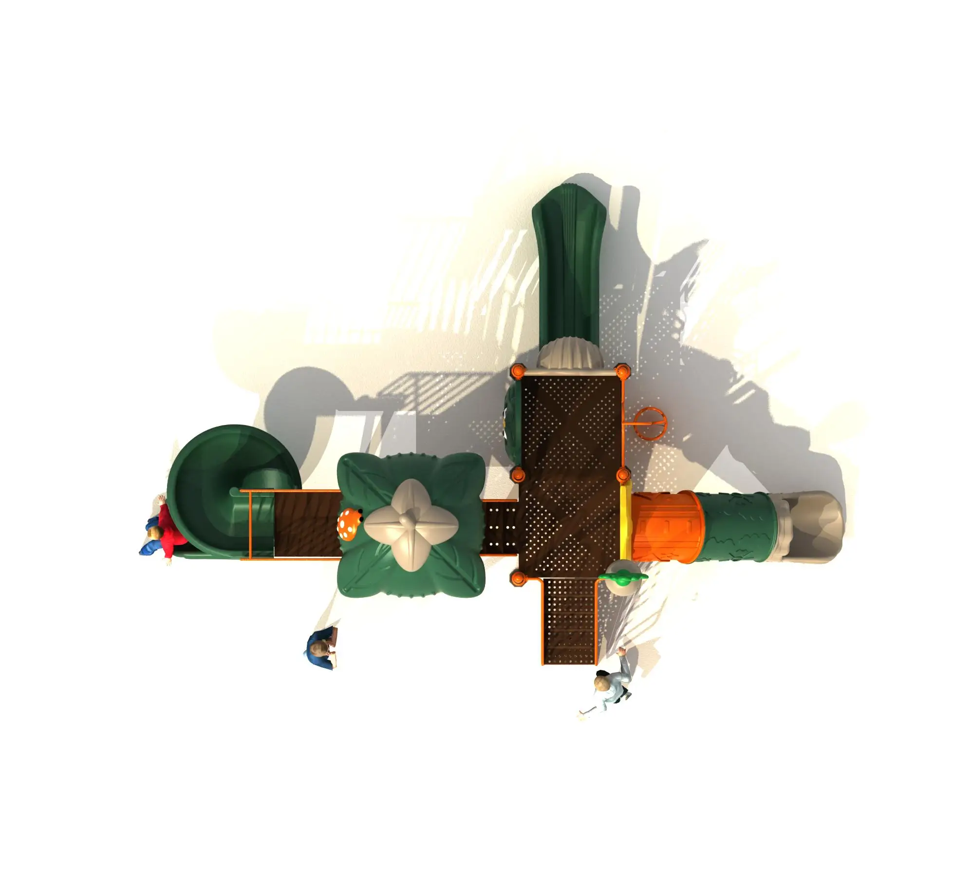 High Quality Multifunctional Kids Outdoor Playground, New Design, Durable Children Playset, Safe and Fun Garden Equipment