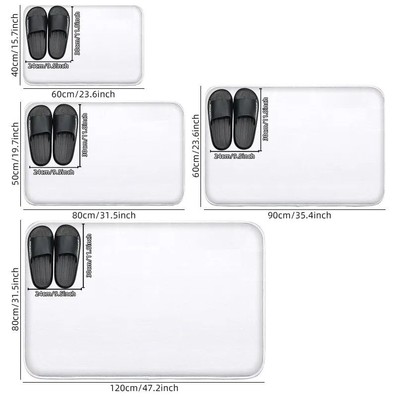 مجموعة VIKAMA Holiday Collection "Big-Ied Chick" ممسحة بتصميم عائلي مناسبة لغرف النوم والحمامات والمطابخ والمدخل المنزلية #5