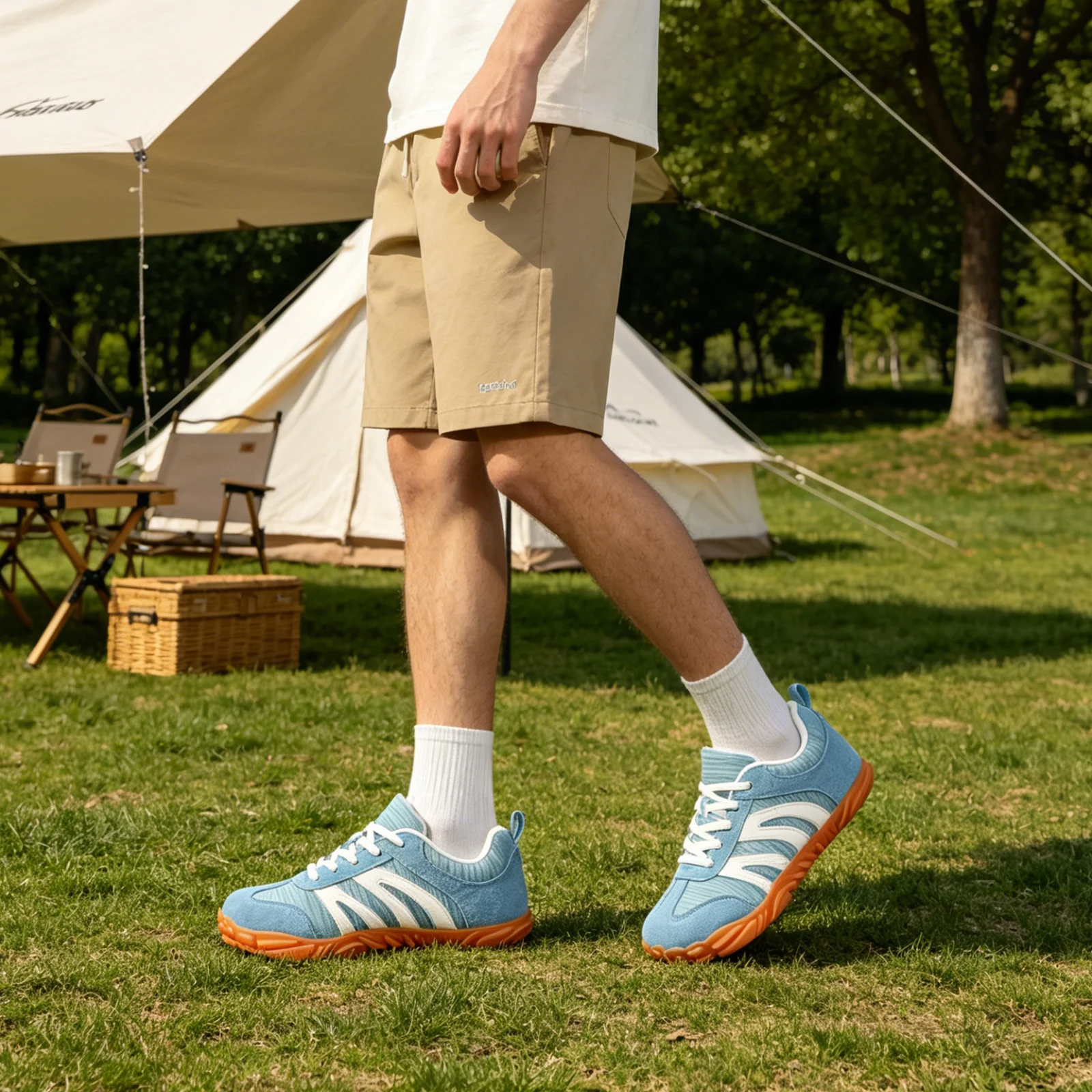 Damen-Breitschuhmodelle, Atmungsaktive Barfußschuhe, Herren-Minimalistische Zero-Drop-Schuhe mit Breiter Spitze, Rutschfeste Freizeit-Sportschuhe – Detail 17