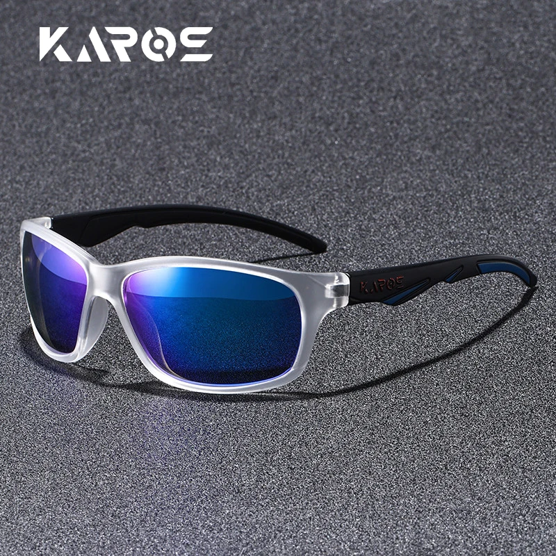 Karos Polarisierte Sonnenbrille UV400 Schutz Brillen Männer Frauen Mode Angeln Fahren Radfahren Wandern Outdoor Sport Brille