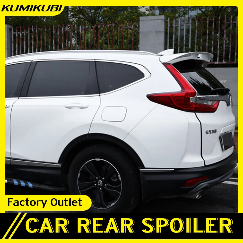 ABS Material Rear Spoiler For Honda CRV CR-V 2017 2018 2019 2020 2021 Primer Color Car Tail Wing Decoration Rear Spoiler For CRV