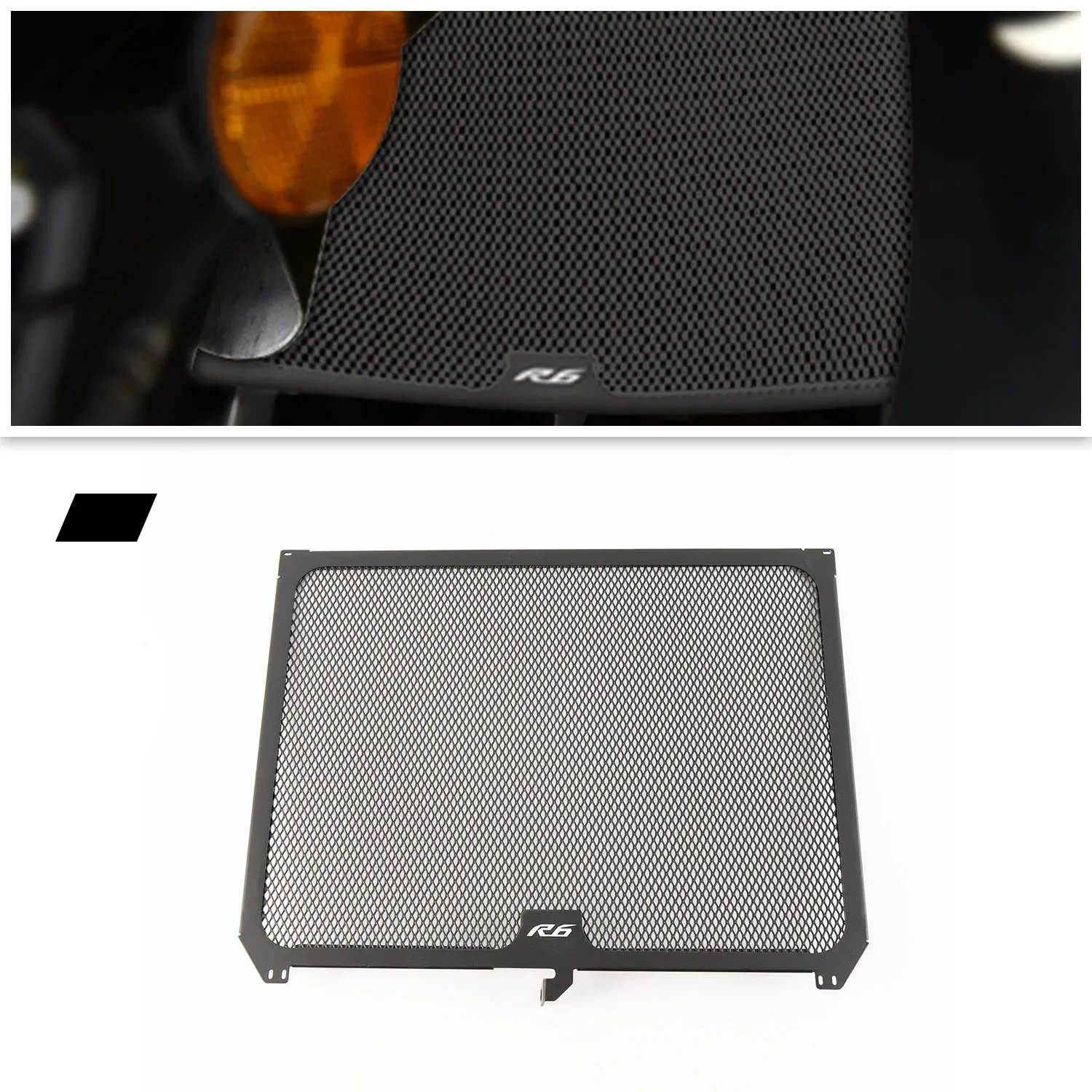 

Для Yamaha YZF-R6 YZF R6 2017-2023 мотоциклетная решетка радиатора, защитная решетка радиатора