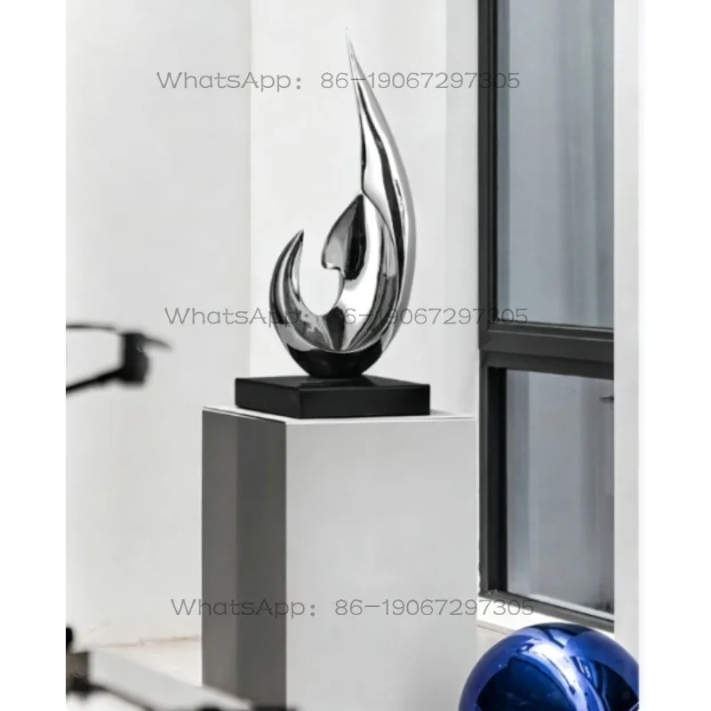 Modern Creative Home Cartoon Geometry Art Ornament Tabletop Sculpture Desk Lamp