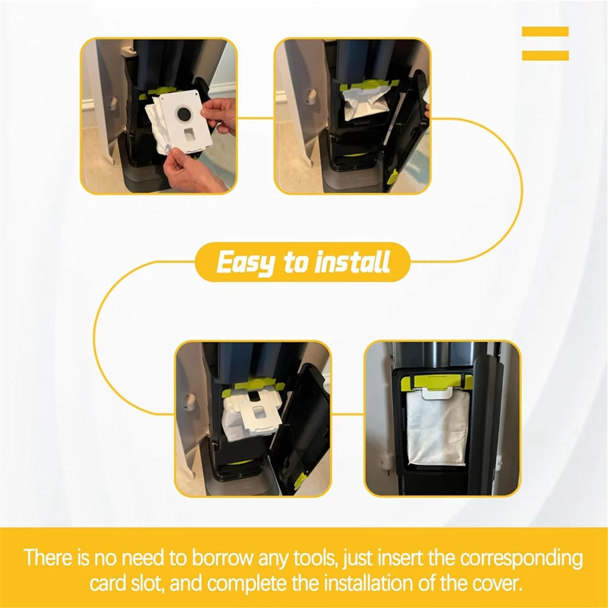 12 Uds bolsa de polvo al vacío para LG CordZero limpiador inalámbrico todo en uno A939KBGS A938KBGS A937KGMS A949KTMS reemplazar bolsas de polvo