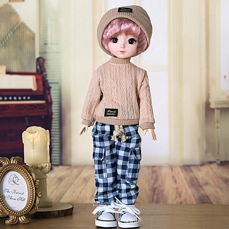 1/6 BJD 30CM Anime Doll Fashion Causal Suit Doll Replacement Clothes Skirt Accessories Kids Girls DIY Toys Gift Reborn Kawaii