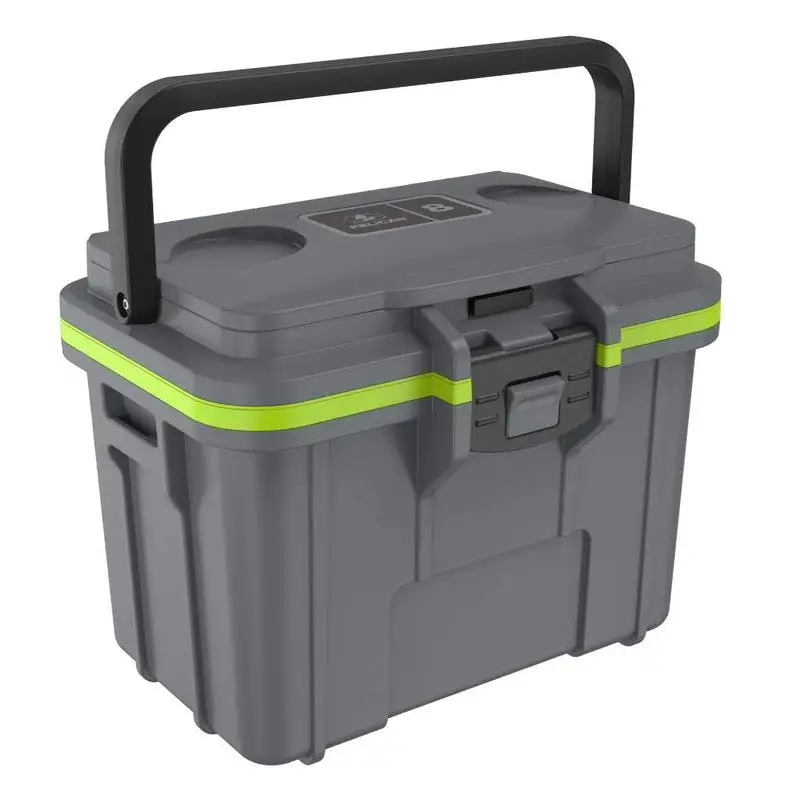 8QT Insulated Lunchbox Cooler with Basket & Lid Storage, Personal Lunch Boxes with Plastic Tray