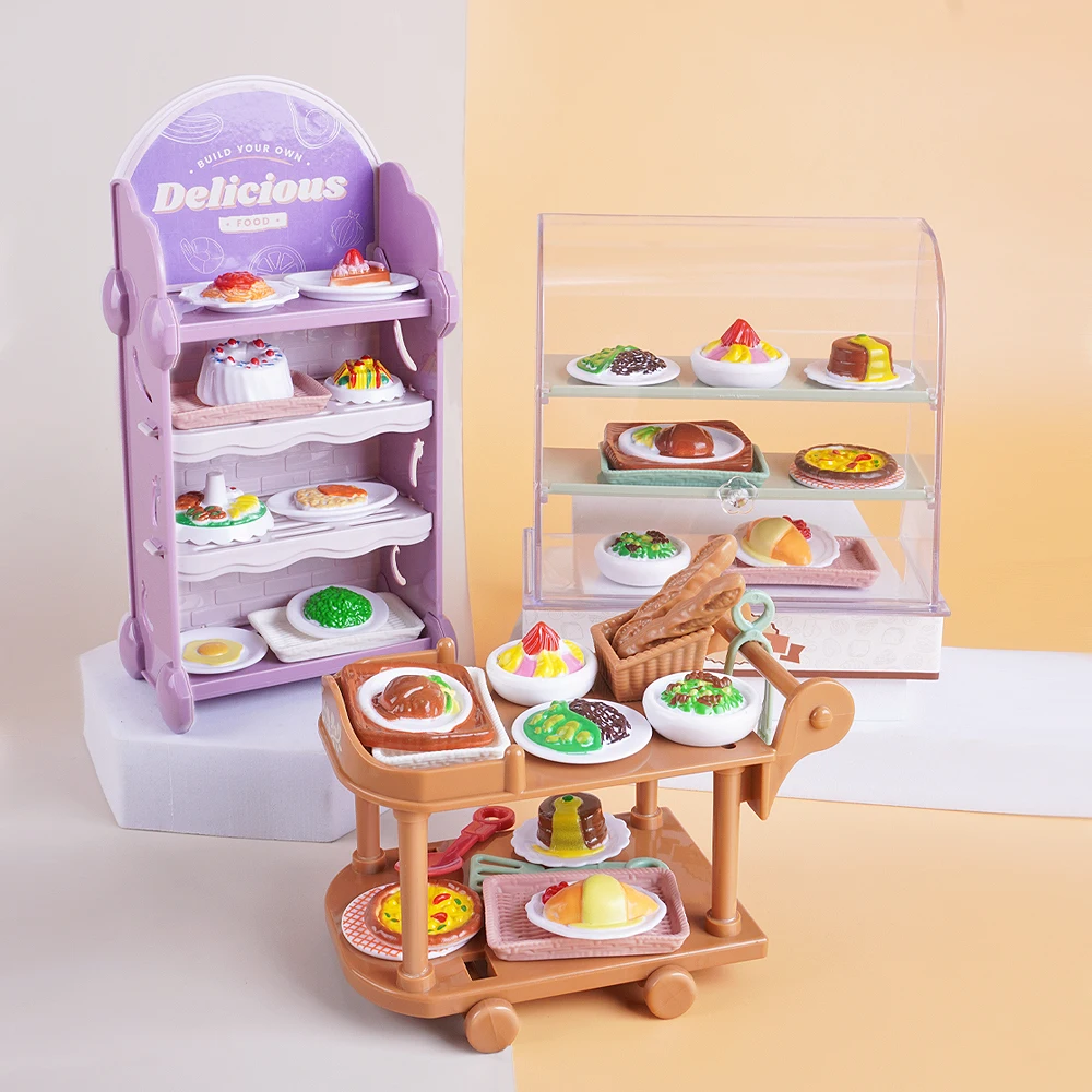 1/12 Miniatur Supermarkt Display Stand Registrierkasse Puppenhaus Möbel Mini Lebensmittel Modell Küche Spielzeug Micro Dekorationen Geschenk