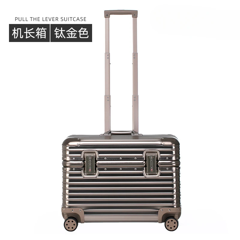 All-Aluminum Magnesium Alloy Long Box Men\'s Luggage Women\'s Luggage Photography Trolley Case